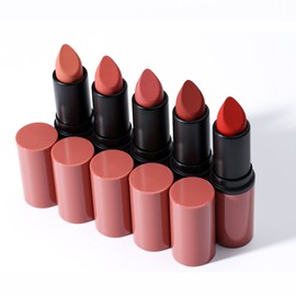 Manufacturer: C&O Cosmetics Responsible Distributor: Natinda Airy Velvet Lipstick 5 Types Spring Cool Tone Warm Tone Dried Rose Nude Beige Matte Lipstick / 나틴다 에어리 벨벳 립스틱 5종 봄 쿨톤 웜톤 말린장미 누드 베이지 매트립스틱