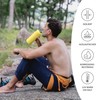 Bambaw Thermos Flask, 1 Litre, Yellow, Stainless Steel Drinking Bottle,
