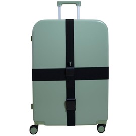 Cincha Travel Adjustable Luggage Strap, Fits Carry-On and Checked Bags, TSA Approved, Shark Tank Brand, Premium Travel Accessory (Hyacinth)