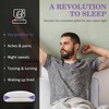 HOMELAB Adjustable Shredded Memory Foam Pillows King Size, Cooling Bed