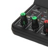 2 Channels Sound Card Mixer, High Accurate USB Sound Console