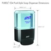 PURELL ES4 Manual Wall-Mounted Hand Soap Dispenser, Graphite, Compatible with
