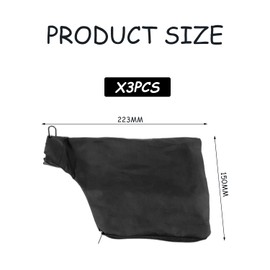 3 Pieces Sawdust Bags, Miter Saw Dust Bags, Table Saw Dust Bags, Planer Dust Bags, Grinder Dust Bags, Power Tool Dust Bags