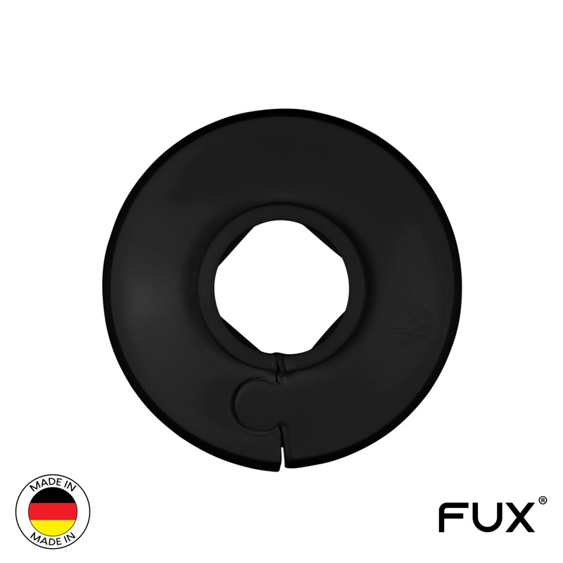 FUX Pack of 2 Single Heating Pipe Rosette 8 mm