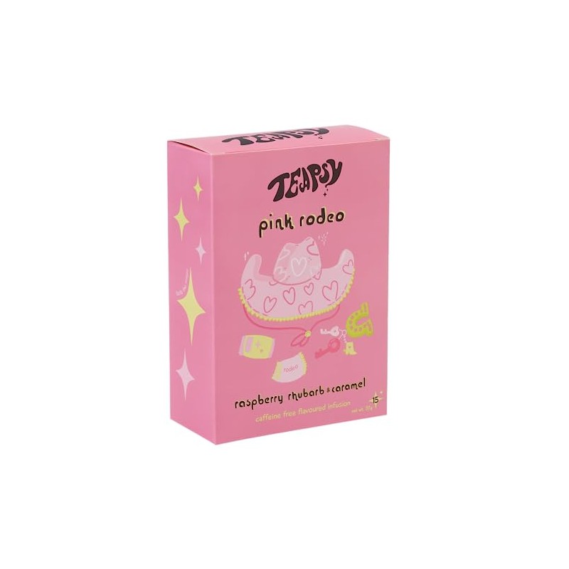 Teapsy Tea - Pink Rodeo - Caramel, Rhubarb & Raspberry