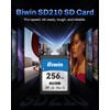 Biwin SD210 SD Card 256GB, SDXC V30 4K UHD Class