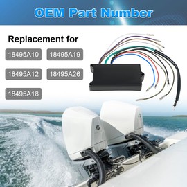 VANJING Capacitor Discharge Ignition Switch Box Compatible with Mercury 3 Cylinder Outboards 75HP 90HP 95HP 1992-1997 Replacement for 18495A10 18495A12 18495A18