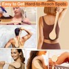 Lotion Applicator for Back, Feet, Long Handle Curved, Back Sunscreen