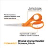 Fiskars 194510-5001 The Original Orange Handled Scissors, 8 "