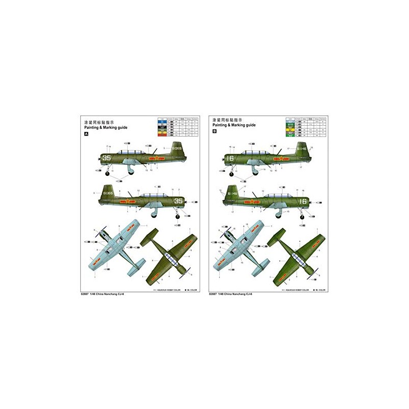 Trumpeter China Nanchang CJ-6 Model Building Kit
