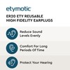 Etymotic ER20 ETY Earplugs - Standard Size, Clear - High-Fidelity