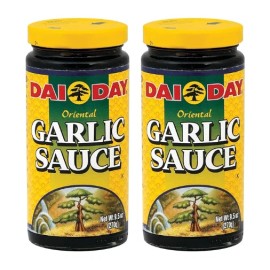 Dai-Day Oriental Garlic Sauce (Pack of 2) 9.5 oz Jars