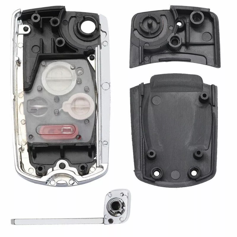 KeyMaster Upgraded Flip Remote Key Shell Fob for Honda Accord