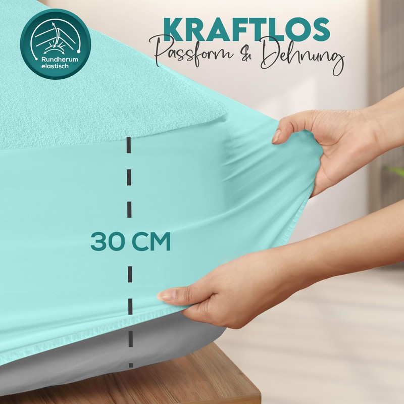 Utopia Bedding Mattress Protector 90 x 200 x 30 cm