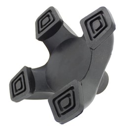 19mm 3/4" High Grip Heavy Duty Large Based Quadruple Tip Rubber Foot for Walking Sticks and Canes - by Lifeswonderful