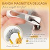 Pestañas magnéticas QUEWEL, 2 pares, reutilizables, con aplicador, sin pegamento,