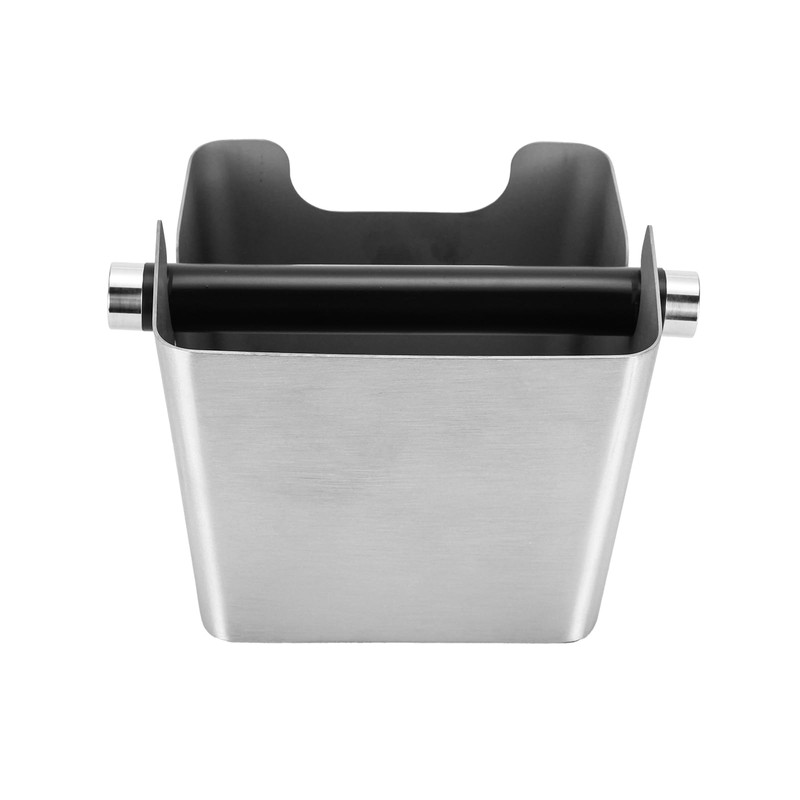 DIBTSA Knock Box Espresso, Stainless Steel Knock Box for Coffee