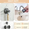 HiOKOU Wreath Hangers for Front Door 2 Pack for Glass