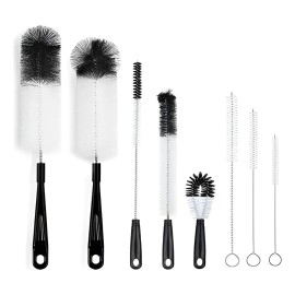 8piezas Cepillos De Limpieza Cepillos Para Botellas Bendable