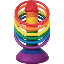 Hott Products Unlimited 70013: Rainbow Pecker Party Ring Toss