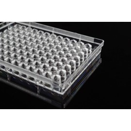 Nest Scientific 701201 TC-Treated Cell Culture Plate, V-Bottom, Sterile, 96 Well, Polystyrene, Clear (Pack of 100)