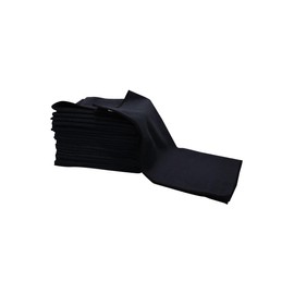 Paño De Microfibra Multiusos 40x40 con 24 Pzas, (Negro)