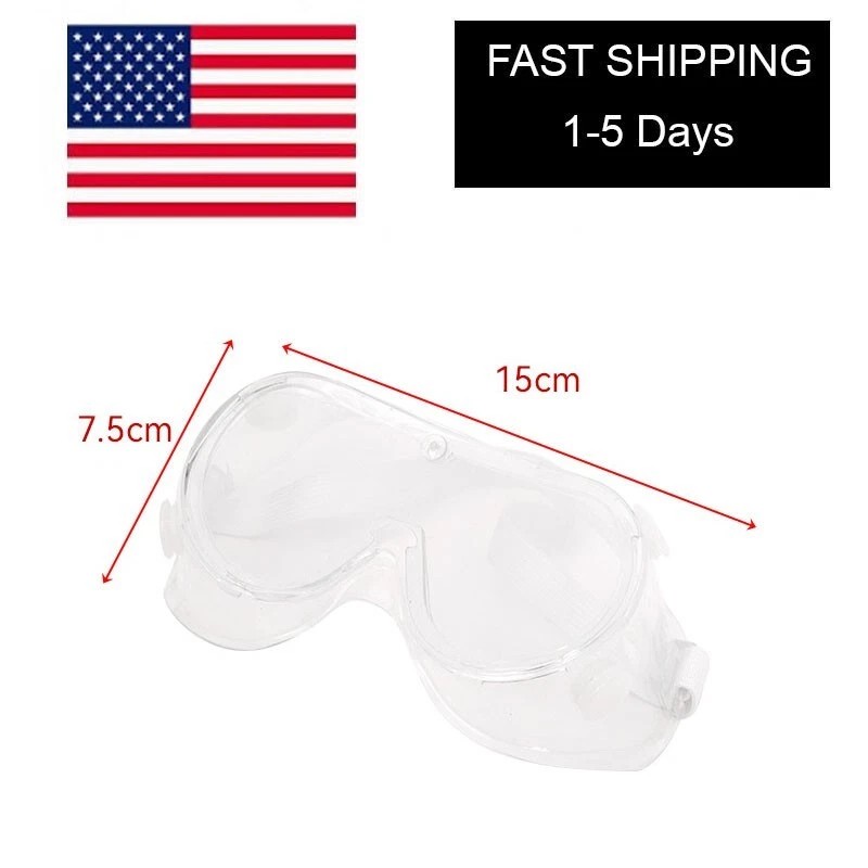 Unbranded Safety Goggles Over Glasses Lab Work Eye Protective Eyewear