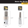Titan 16112 Metric Hex Bit Set, 13 Piece (13 Piece