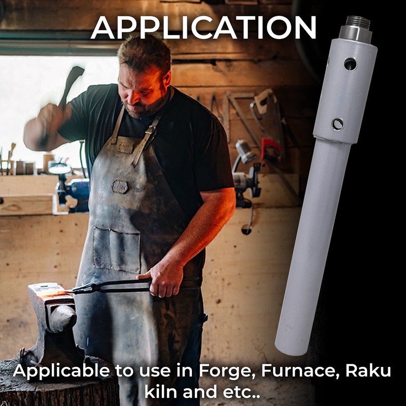 FEBTECH - Propane Forge Single Burner Kit for Blacksmithing Furnace