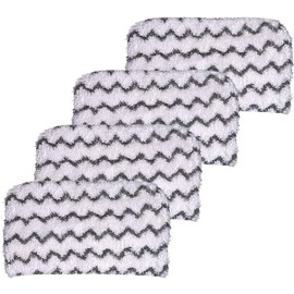 4 Packs Washable & Reusable Microfiber Steam Mop Replacement Pads for Shark Steam Mop S1000/S1000A/S1000C/S1000WM and S1001C Dirt Grip Steam Mop Pads for All Floor Clean
