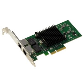 KALEA-INFORMATIQUE PCIe x4 Network Controller Card 2 Port Dual Gigabit Ethernet with Intel 82576 Chipset