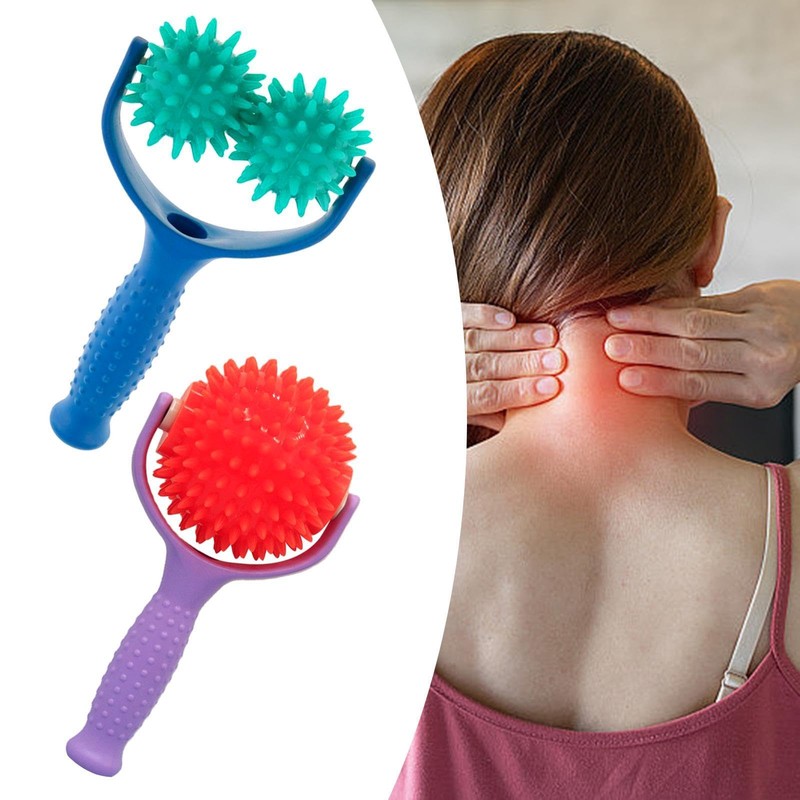 MagiDeal 2X Spiky Massage Rollers Deep Tissue Massage Tool Relaxation