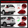Huray Left Outer Tail Light for Nissan Rogue 2017-2019 Driver