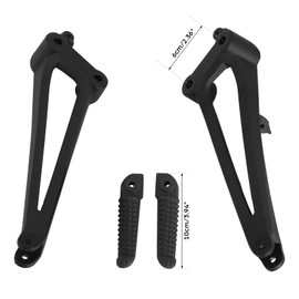 XFMT Motorcycle Rear Passenger Footpegs Footrests Peg Bracket For Yamaha YZF R1 2009-2014