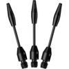 Viper Steel Wire Dart Shaft: Short (SH), Black, 3 Pack