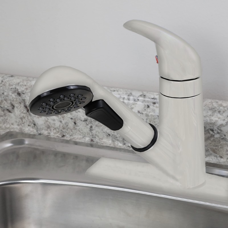 Danco 10415 Pullout Kitchen Spray Head, White