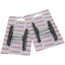 2 Pair of Bicycle Disc Brake Pads Brake Pads CMX Brake Shoes 70 mm Black for SHIMANO ALIVIO LX Cantilever Brake System