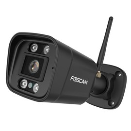 Foscam V8P 4K 8MP Dual Band WiFi Surveillance Camera with Integrated Headlight and Alarm Siren (Black)