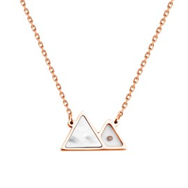 Move Mountains Pearl Mustard Seed Necklace Jewelry Matthew 17:20 Christian Jewelry Gift(rose gold)