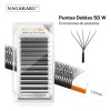 Nagaraku Extensiones De Pestañas Cifrado 5d W Shape