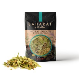 BAHARAT by Anthap Natural Loose/Leaf Linden Tea, Herbal Tea, Soothing Sleep Tea, Linden Blossom, Linden Flower Tea, Relaxing & Soothing, Perfect for Relaxation, 100% Natural Herbal Tea (70g)