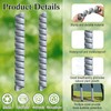 Wesiti 20 Pcs Tree Wraps Plastic Spiral Trunk Wrap Bark