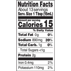 Kikkoman Double Fermented Soy Sauce, Brown, 6.8 Fl Oz