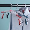 HASLED Pack of 4 Foldable Hangers with Clip - 360°
