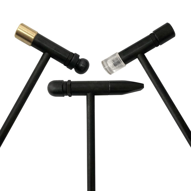 Jewellers Tools 2.5" Rubber Block & 6 Hammer Set :