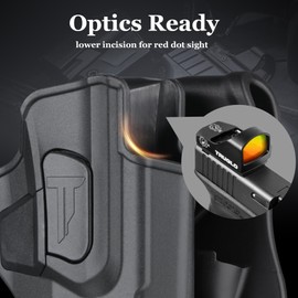 G2c 9mm Holsters, OWB Holster for Taurus G2C G2S G3C G3X G3XL Millennium G2 PT111 PT140 3.2" - Index Finger Released | Adjustable Cant | Autolock | Outside Waistband Carry | Matte Finish -Right Handed