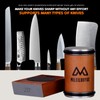 Knife Sharpener Tool Rolling Knife Sharpener Kit, Ceramic Disc Sharpeners