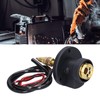 CO2 MIG Welding Panel Socket Socket Brass Euro Central Plug