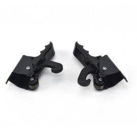 Generic Hood Latch Hook (1Pair) for Freightliner FLC, FLX, Cascadia,Replaces 1712711000, A17-15370-000, 1712711001, A17-15370-00, black