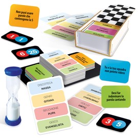 Ludic Slalom Word The Word Game Forbidden And Obligate It57304 Board Game For The Family For 4-16 Players Made In Italy